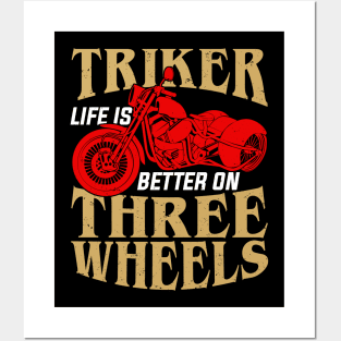 Trike Motorized Tricycle Triker Gift Posters and Art